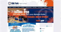 Desktop Screenshot of cliffparkhigh.org