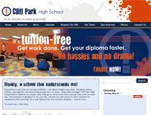 Tablet Screenshot of cliffparkhigh.org